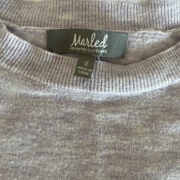 Women's Lavender Sweater - Picture 3 of 5